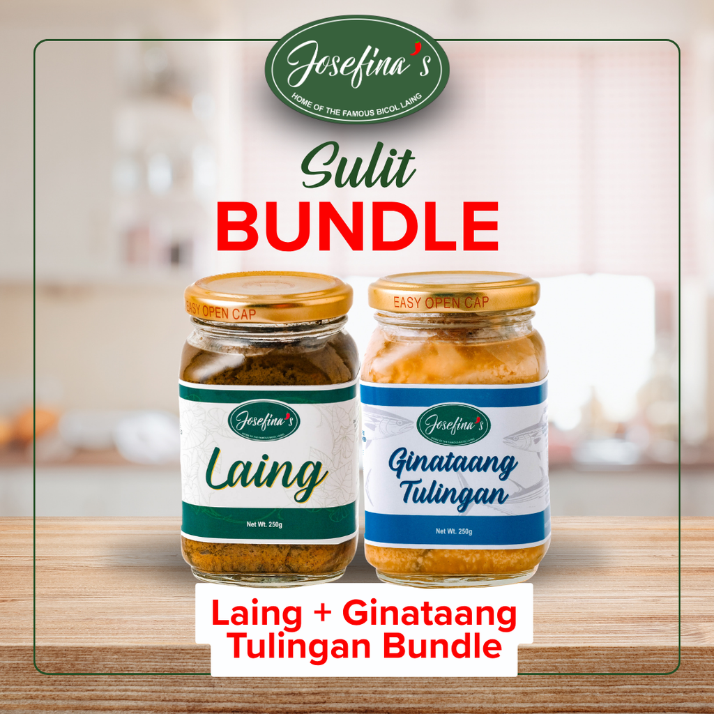 [LAING+ GINATAANG TULINGAN Bundle] | Ready-to-Eat Bicol Express Favorites | Coconut Cream Filipino Dishes | Save More Duo Set