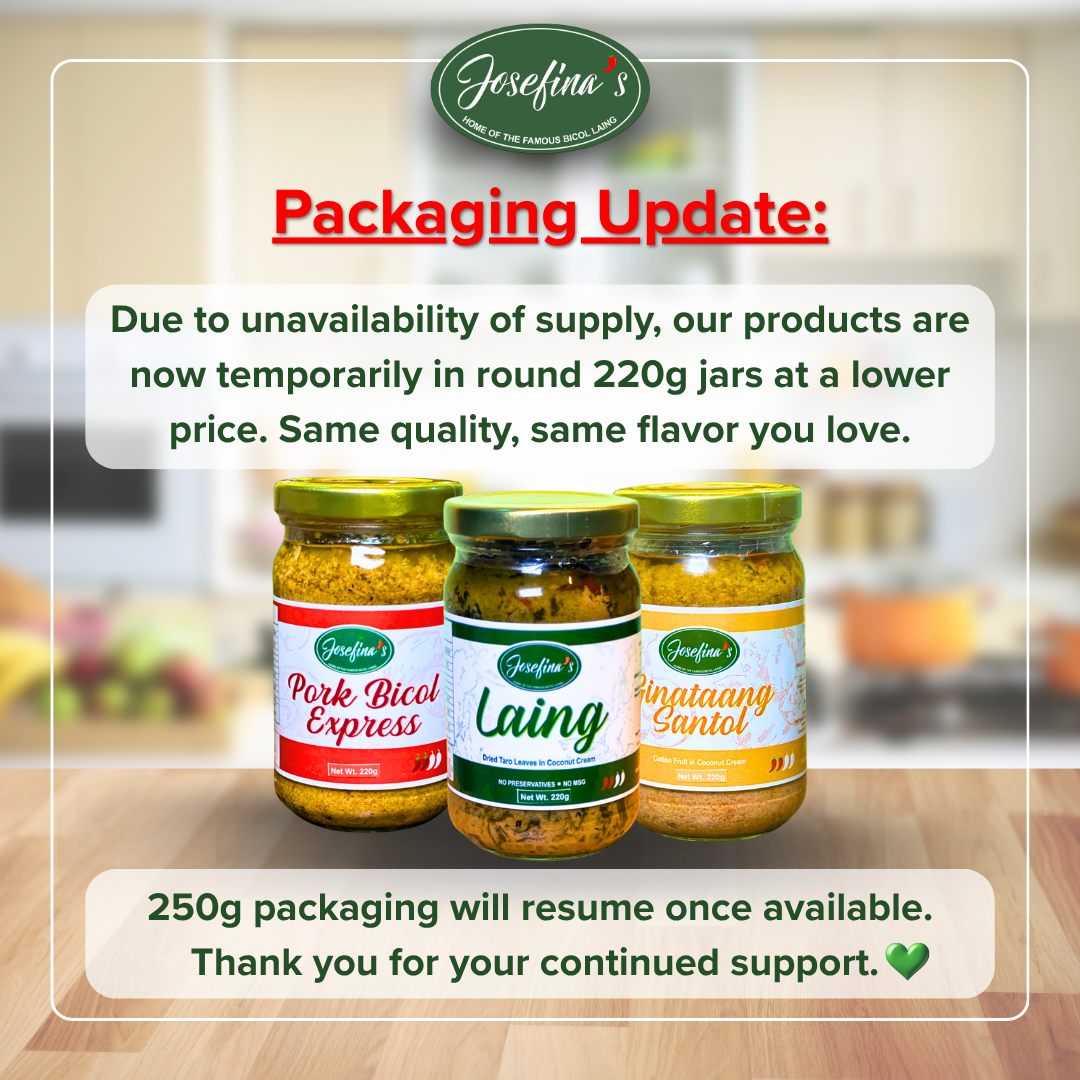 Josefina's Reseller Trial Package | Wholesale Price Negosyo Package | 12 jars