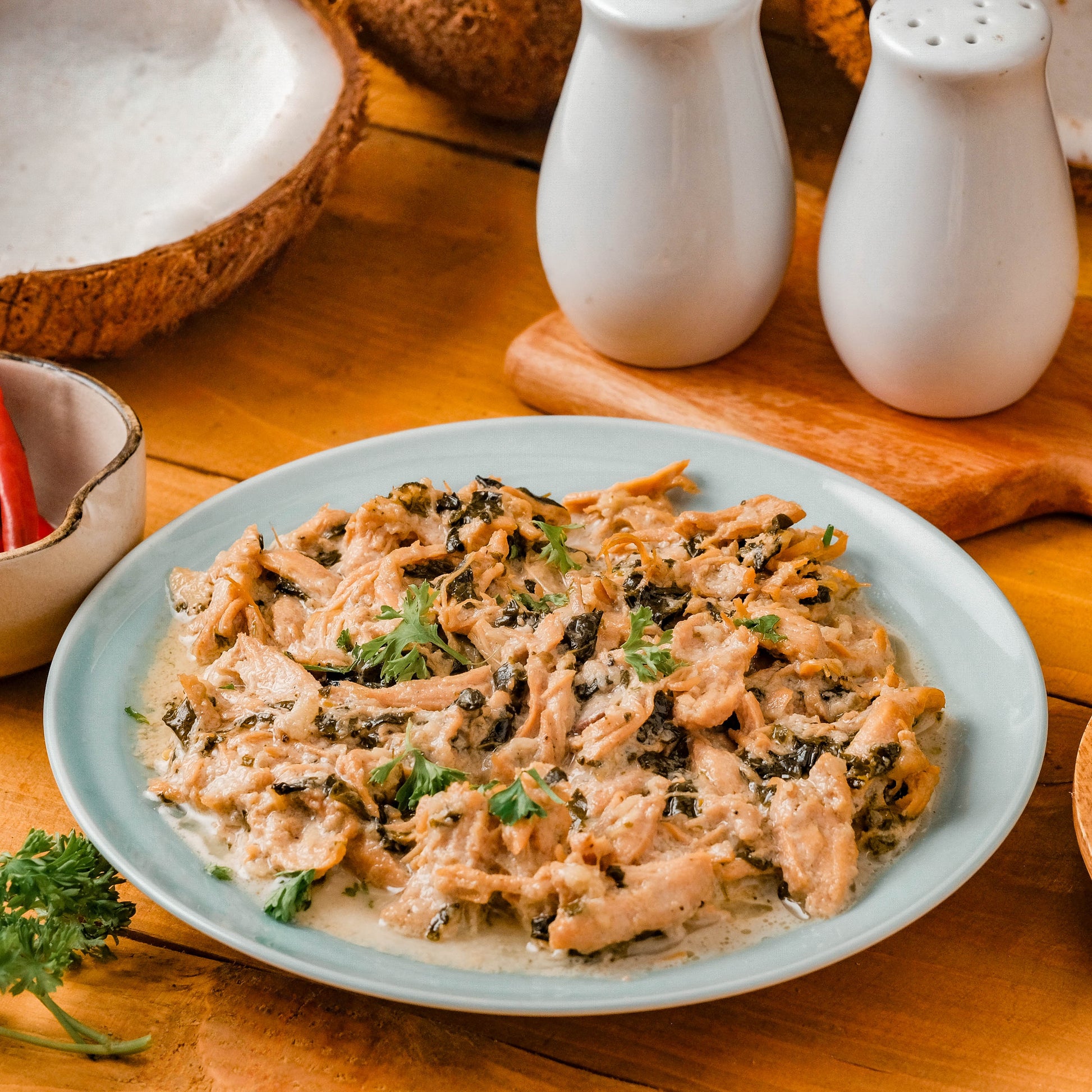Josefina's Kinunot na Manok with Malunggay Leaves