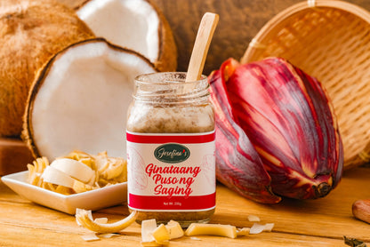 Josefina's Ginataang Puso ng Saging with Tinapa