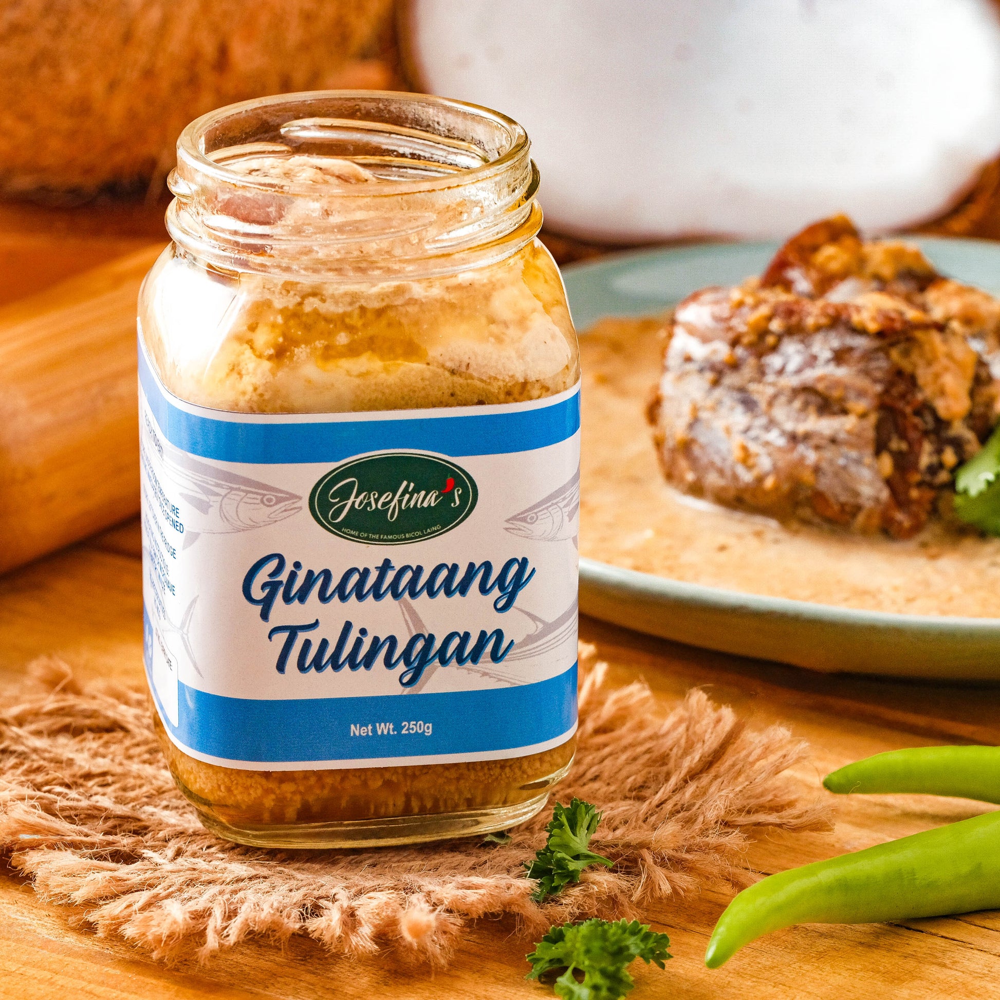 [TRIO] Josefina's No Pork Sampler Set - Laing-Tinapa, Ginataang Santol-Tinapa, Ginataang Tulingan 250gms